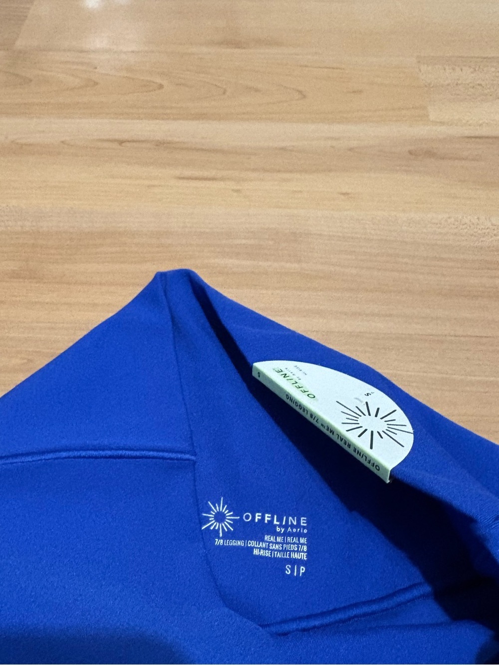 New Offline Aerie Blue High-Waist Leggings Small - Picture 5 of 6